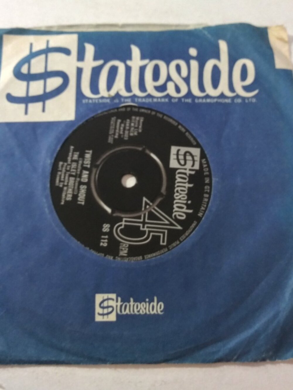 The Isley Brothers - Twist And Shout VG+ UK Import 45RPM Stateside Record 1962